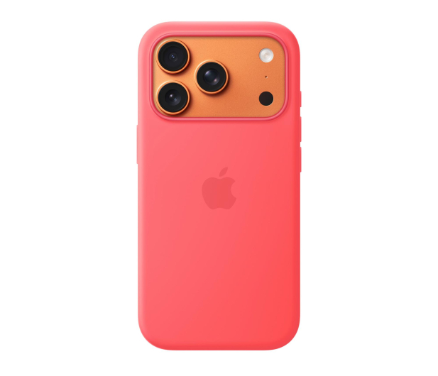 APPLE Silikonowe etui do iPhone 17 Pro MagSafe różowa guawa - 1505892 - zdjęcie